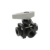 502261 - 3/4" 3-Way Poly Ball Valve