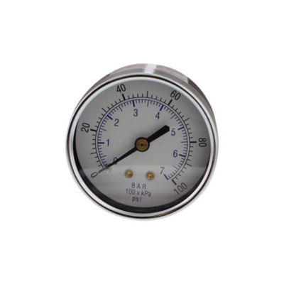 2-1/2" Dry Pressure Gauge 0-100 psi