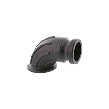 503613 - 90˚ Flanged Sweep Male Quick Coupler Adapter