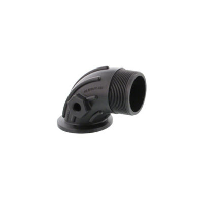 90˚ Flanged Sweep Male Thread Adapter