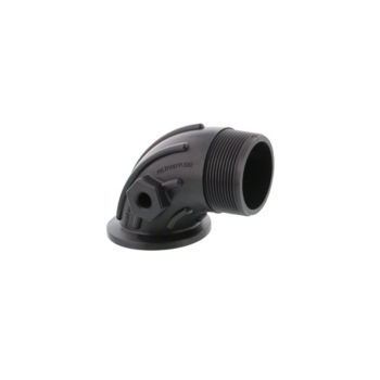 503617 - 90˚ Flanged Sweep Male Thread Adapter
