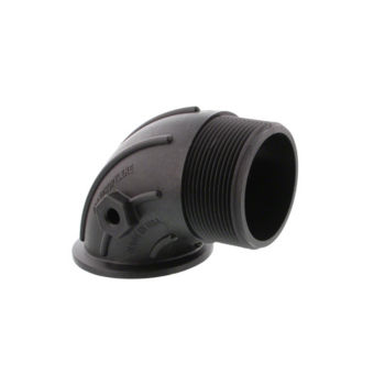 503618 - 90˚ Flanged Sweep Male Thread Adapter