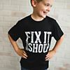 A35YL - Youth Large Fix It With Shoup Moisture-wicking Short Sleeve T-Shirt