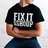 AF50L - Large Fix It With Shoup Short Sleeve T-Shirt