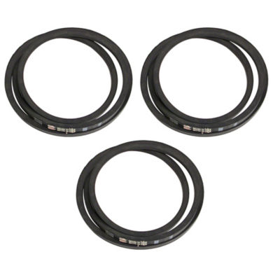 Set Of 4 Cogged Belts – Replaces Kuhn 83101792 For GMD310 & GMD310HD (5/8x118 VX)