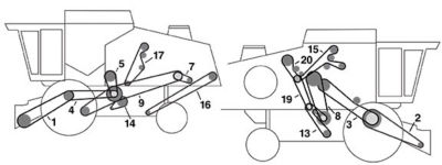 R65, R75 Belt Diagram