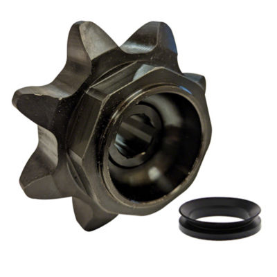 シルバー　真鍮　 DISCO roots pick maiden Lower Idler Sprocket For John Deere Corn Heads SH73766 - Shoup