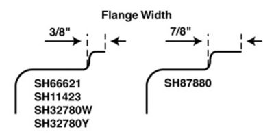 Wheel Flange Width