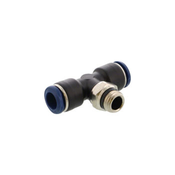 SH99893 - 3/8" Push-In x 1/4" BSPP Male Tee