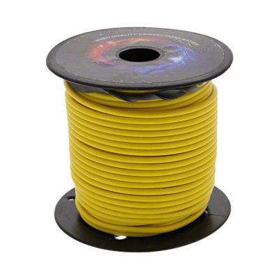 14 Gauge Wire, Yellow, 100' Roll TW41440 - Shoup