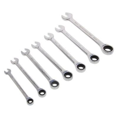 7 pc. Metric Ratcheting Combination Wrench Set